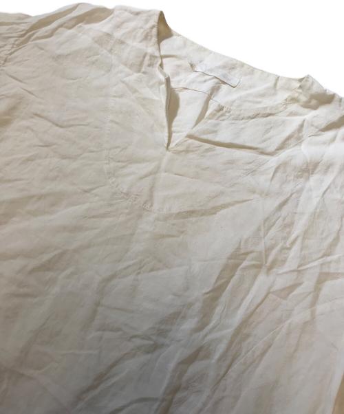 nobuyuki matsui（ノブユキマツイ）nobuyuki matsui (ノブユキマツイ) シルクコットンプルオーバーシャツ アイボリー サイズ:2の古着・服飾アイテム