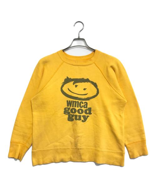 VINTAGE（ヴィンテージ）VINTAGE (ヴィンテージ) ラグランスウェット イエロー サイズ:表記なしの古着・服飾アイテム