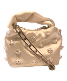 STINE GOYA×Adam et Rope（スティーヌゴヤ×アダム エ ロペ）の古着「Pearl Stain Bag」｜ホワイト