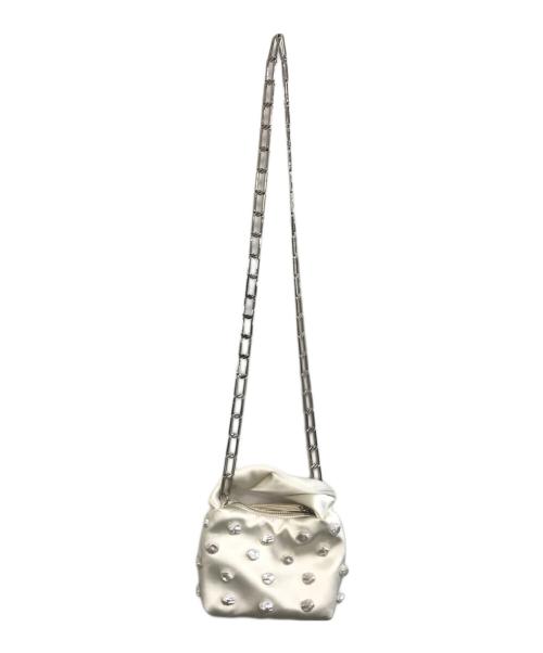 STINE GOYA（スティーヌゴヤ）STINE GOYA (スティーヌゴヤ) Adam et Rope (アダム エ ロペ) Pearl Stain Bag ホワイト サイズ:表記なしの古着・服飾アイテム