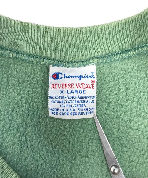 Champion（チャンピオン）Champion (チャンピオン) リバースウィーブスウェット グリーン サイズ:X-LARGEの古着・服飾アイテム