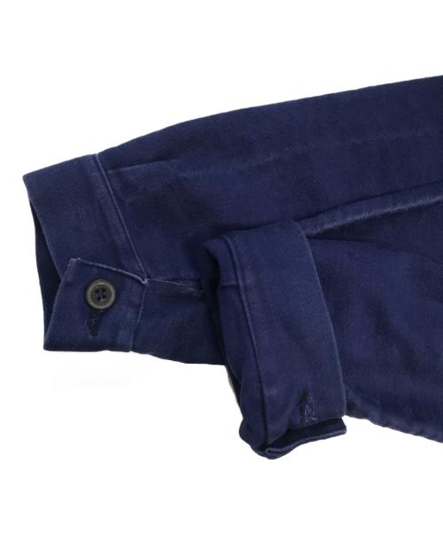 GERGOVIE（ゲルゴヴィア）GERGOVIE (ゲルゴヴィア) フレンチモールスキンワークジャケット ブルー サイズ:表記なしの古着・服飾アイテム