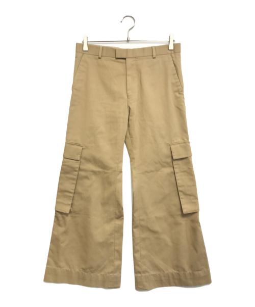 MARTINE ROSE（マーティン・ローズ）MARTINE ROSE (マーティン・ローズ) フレアカーゴチノパン ベージュ サイズ:XSの古着・服飾アイテム