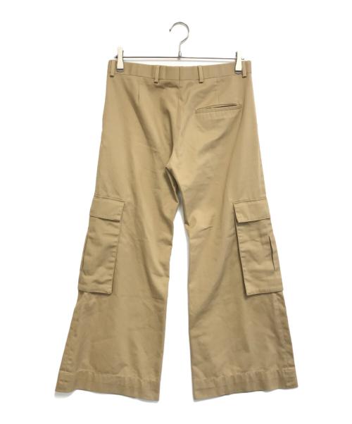 MARTINE ROSE（マーティン・ローズ）MARTINE ROSE (マーティン・ローズ) フレアカーゴチノパン ベージュ サイズ:XSの古着・服飾アイテム