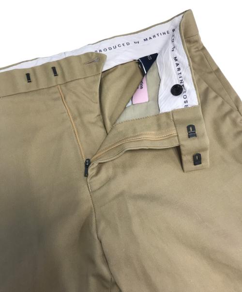 MARTINE ROSE（マーティン・ローズ）MARTINE ROSE (マーティン・ローズ) フレアカーゴチノパン ベージュ サイズ:XSの古着・服飾アイテム