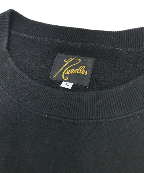 Needles（ニードルズ）Needles (ニードルズ) クルースウェット ブラック サイズ:Ｌの古着・服飾アイテム