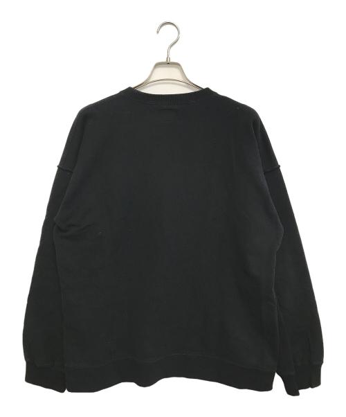 Needles（ニードルズ）Needles (ニードルズ) クルースウェット ブラック サイズ:Ｌの古着・服飾アイテム