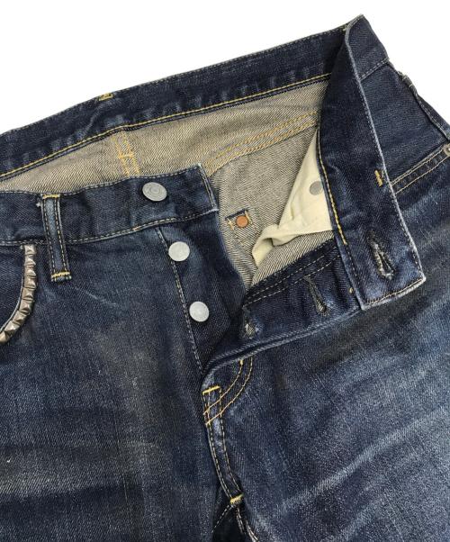 Hysteric Glamour（ヒステリックグラマー）Hysteric Glamour (ヒステリックグラマー) スタッズ5ポケットデニムパンツ インディゴ サイズ:32の古着・服飾アイテム