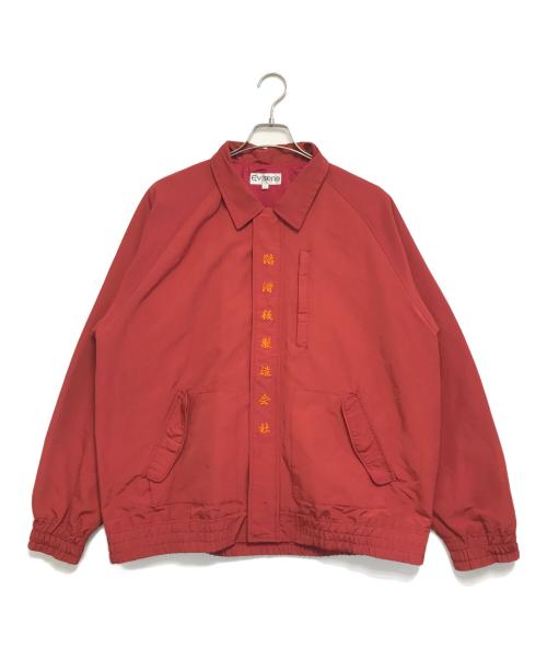 EVISEN（エビセン）EVISEN (エビセン) CIVIC BLOUSON レッド サイズ:Lの古着・服飾アイテム