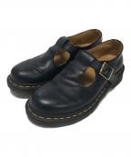 Dr.Martensドクターマーチン）の古着「ストラップ付きレザーシューズ」｜ブラック