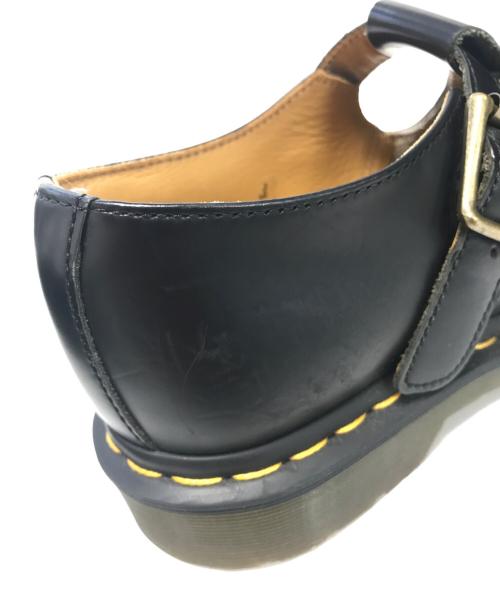 Dr.Martens（ドクターマーチン）Dr.Martens (ドクターマーチン) ストラップ付きレザーシューズ ブラック サイズ:5の古着・服飾アイテム