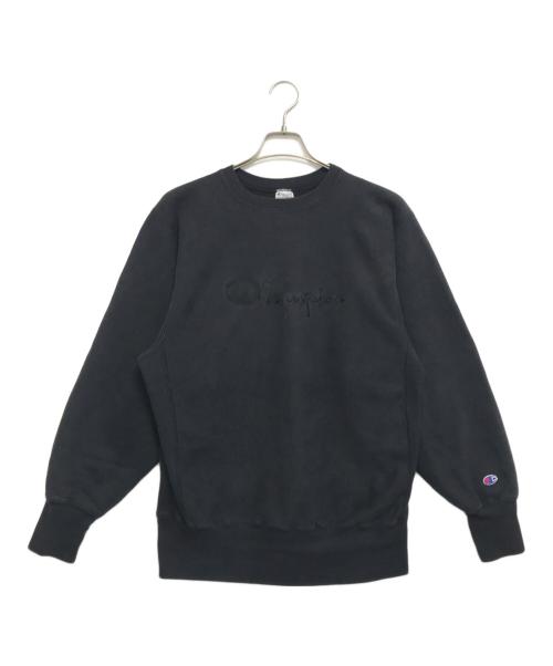 Champion（チャンピオン）Champion (チャンピオン) リバースウィーブスウェット ブラック サイズ:LARGEの古着・服飾アイテム
