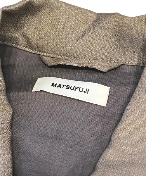 MATSUFUJI（マツフジ）MATSUFUJI (マツフジ) Cupro Amundsen Jacket ベージュ サイズ:SIZE2の古着・服飾アイテム