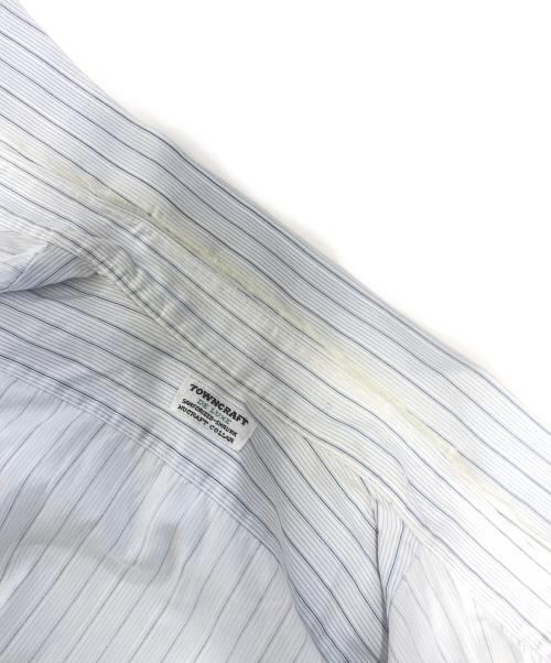 TOWN CRAFT（タウンクラフト）TOWN CRAFT (タウンクラフト) ストライプシャツ ブルー サイズ:表記なしの古着・服飾アイテム