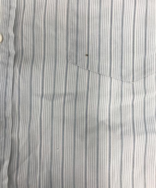 TOWN CRAFT（タウンクラフト）TOWN CRAFT (タウンクラフト) ストライプシャツ ブルー サイズ:表記なしの古着・服飾アイテム