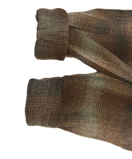 PENDLETON（ペンドルトン）PENDLETON (ペンドルトン) オンブレボードシャツ ブラウン サイズ:Lの古着・服飾アイテム