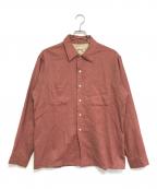 HUNTING CLUBハンティングクラブ）の古着「レーヨンウールシャツ」｜レッド
