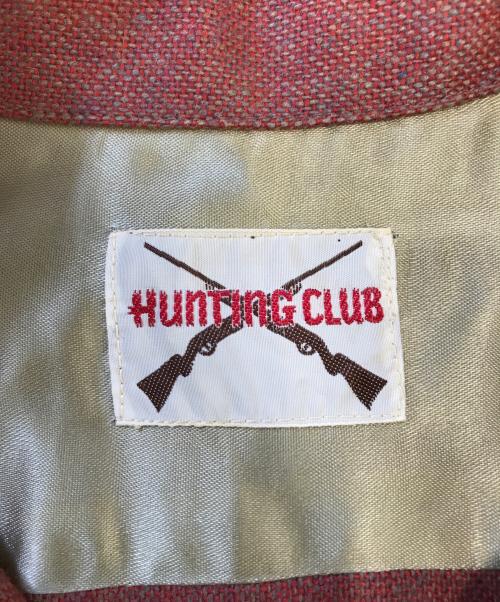 HUNTING CLUB（ハンティングクラブ）HUNTING CLUB (ハンティングクラブ) レーヨンウールシャツ レッド サイズ:Lの古着・服飾アイテム