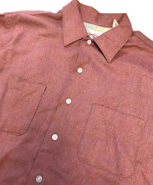 HUNTING CLUB（ハンティングクラブ）HUNTING CLUB (ハンティングクラブ) レーヨンウールシャツ レッド サイズ:Lの古着・服飾アイテム