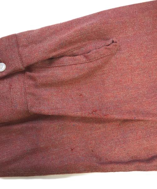 HUNTING CLUB（ハンティングクラブ）HUNTING CLUB (ハンティングクラブ) レーヨンウールシャツ レッド サイズ:Lの古着・服飾アイテム