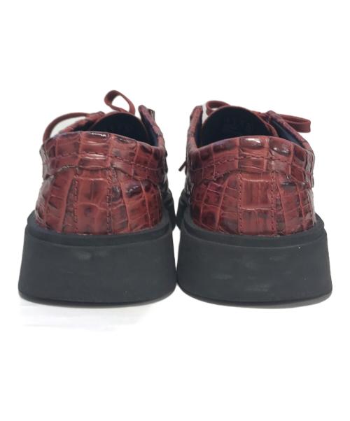 CLARKS（クラークス）CLARKS (クラークス) MARTINE ROSE (マーティン・ローズ) CUR Torview レッド サイズ:UK8/EUR42の古着・服飾アイテム