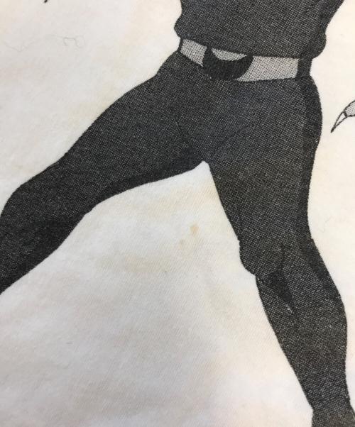 キャラクターTシャツ（キャラクターTシャツ）キャラクターTシャツ (キャラクターTシャツ) 妖怪人間ベム(ヨウカイニンゲンベム) キャラクターTシャツ ホワイト サイズ:Lの古着・服飾アイテム