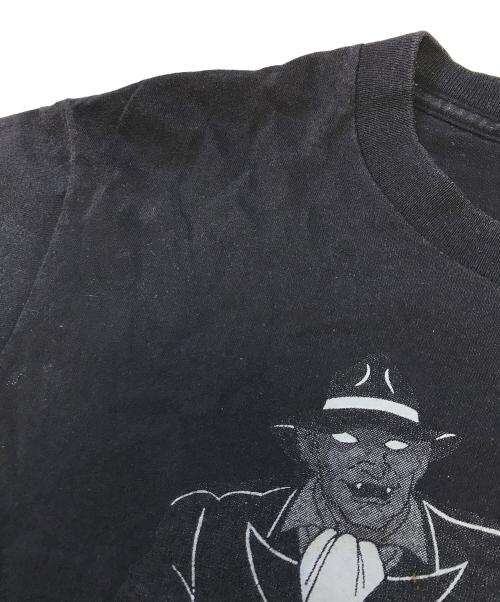 キャラクターTシャツ（キャラクターTシャツ）キャラクターTシャツ (キャラクターTシャツ) 妖怪人間ベム(ようかいにんげんべむ) キャラクターＴシャツ ブラック サイズ:Mの古着・服飾アイテム