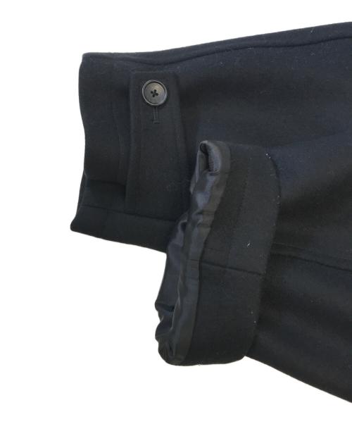 PUBLIC TOKYO（パブリックトウキョウ）PUBLIC TOKYO (パブリックトウキョウ) 140メルトン オーバーサイズ スタンドカラーコート ブラック サイズ:03の古着・服飾アイテム