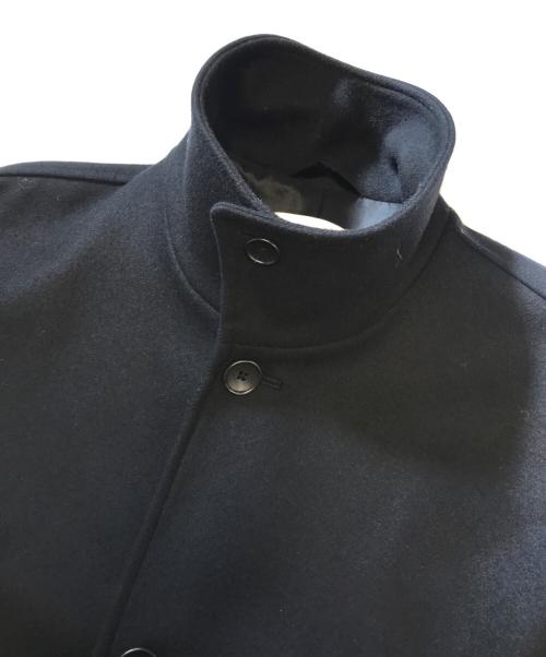 PUBLIC TOKYO（パブリックトウキョウ）PUBLIC TOKYO (パブリックトウキョウ) 140メルトン オーバーサイズ スタンドカラーコート ブラック サイズ:03の古着・服飾アイテム
