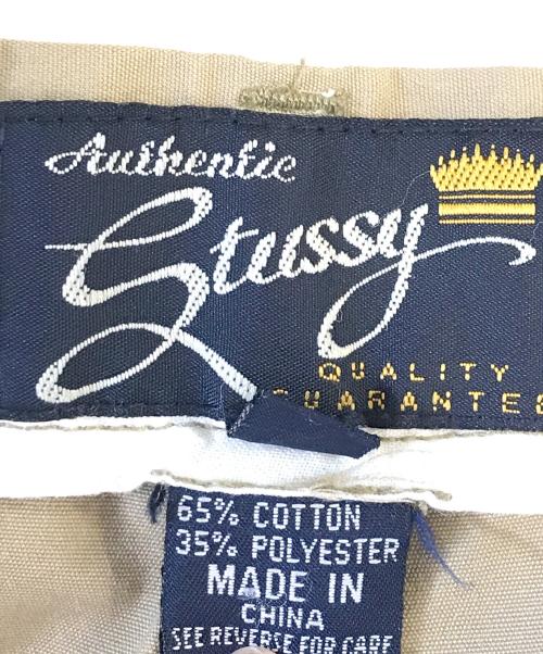 stussy（ステューシー）stussy (ステューシー) ハーフパンツ ベージュ サイズ:33の古着・服飾アイテム