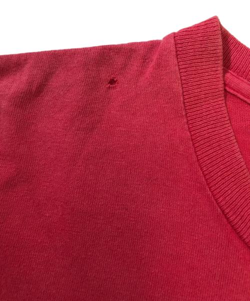 stussy（ステューシー）stussy (ステューシー) プリントTシャツ レッド サイズ:Mediumの古着・服飾アイテム