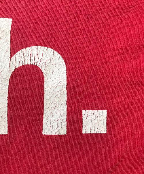 stussy（ステューシー）stussy (ステューシー) プリントTシャツ レッド サイズ:Mediumの古着・服飾アイテム