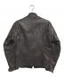 VINTAGE (ヴィンテージ) シングルライダースジャケット ブラウン サイズ:表記なし：15000円