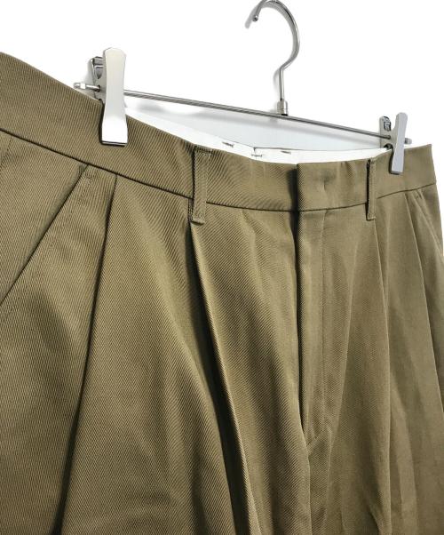 system（システム）SYSTEM (システム) ワイドタックパンツ ブラウン サイズ:88の古着・服飾アイテム