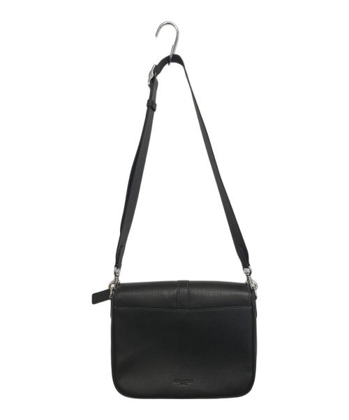 COACH（コーチ）COACH (コーチ) レザーショルダーバッグ ブラックの古着・服飾アイテム