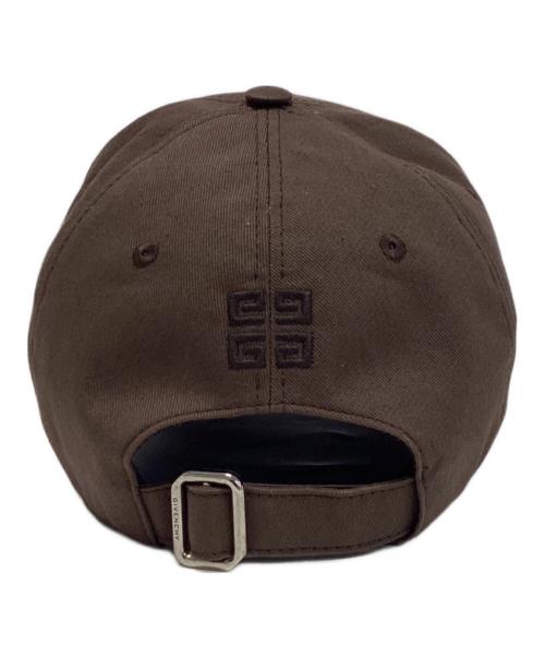 GIVENCHY（ジバンシィ）GIVENCHY (ジバンシィ) ロゴキャップ ブラウンの古着・服飾アイテム