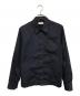 DRIES VAN NOTEN（ドリスヴァンノッテン）の古着「ジップシャツ」｜ネイビー