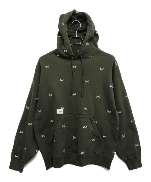 WTAPS（ダブルタップス）WTAPS (ダブルタップス) ACNE HOODY CTPL TEXTIL グリーン サイズ:03の古着・服飾アイテム