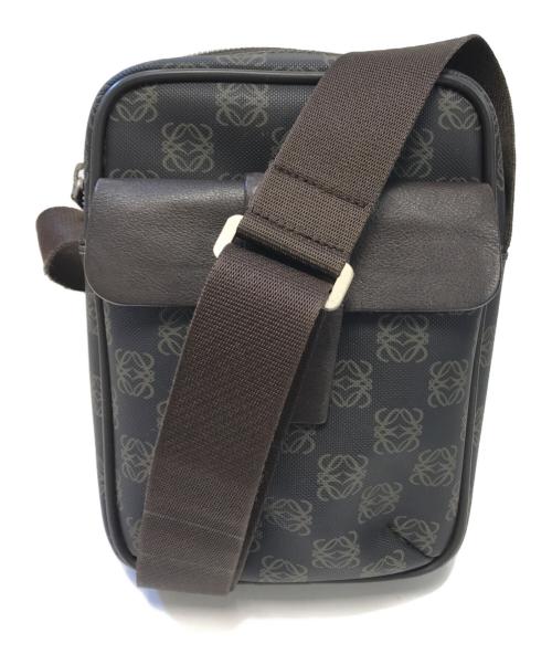 LOEWE（ロエベ）LOEWE (ロエベ) アナグラムショルダーバッグ ブラウン サイズ:表記なしの古着・服飾アイテム