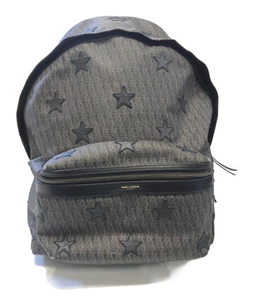 Saint Laurent Paris（サンローランパリ）Saint Laurent Paris (サンローランパリ) スターハパッチバックパック ブラウンの古着・服飾アイテム