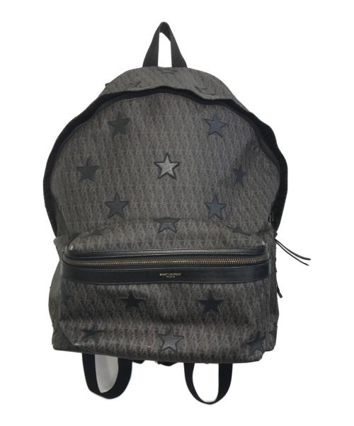 Saint Laurent Paris（サンローランパリ）Saint Laurent Paris (サンローランパリ) スターハパッチバックパック ブラウンの古着・服飾アイテム