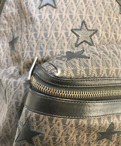 Saint Laurent Paris（サンローランパリ）Saint Laurent Paris (サンローランパリ) スターハパッチバックパック ブラウンの古着・服飾アイテム