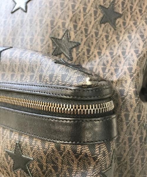 Saint Laurent Paris（サンローランパリ）Saint Laurent Paris (サンローランパリ) スターハパッチバックパック ブラウンの古着・服飾アイテム