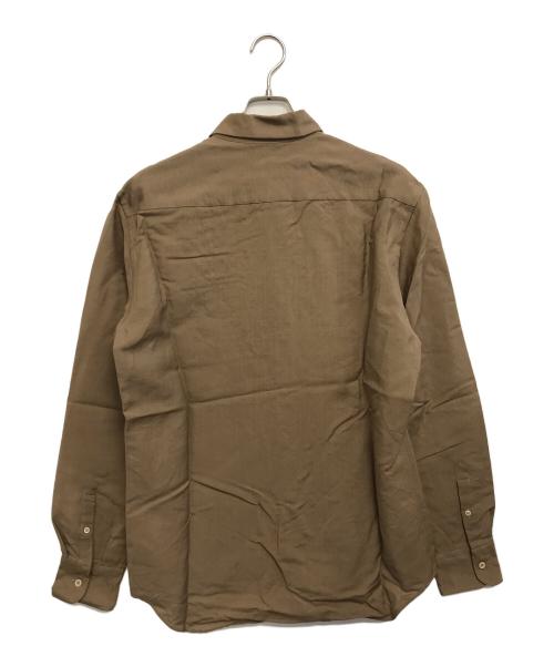 PRADA（プラダ）PRADA (プラダ) モヘアウールシャツ ブラウン サイズ:41の古着・服飾アイテム