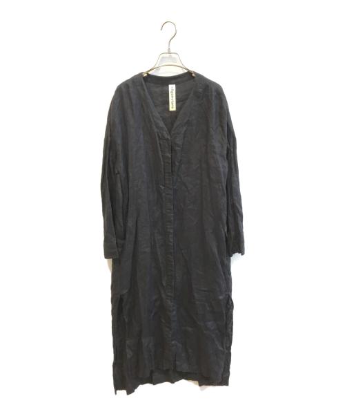 nagonstans（ナゴンスタンス）nagonstans (ナゴンスタンス) 長袖ワンピース ブラック サイズ:38の古着・服飾アイテム