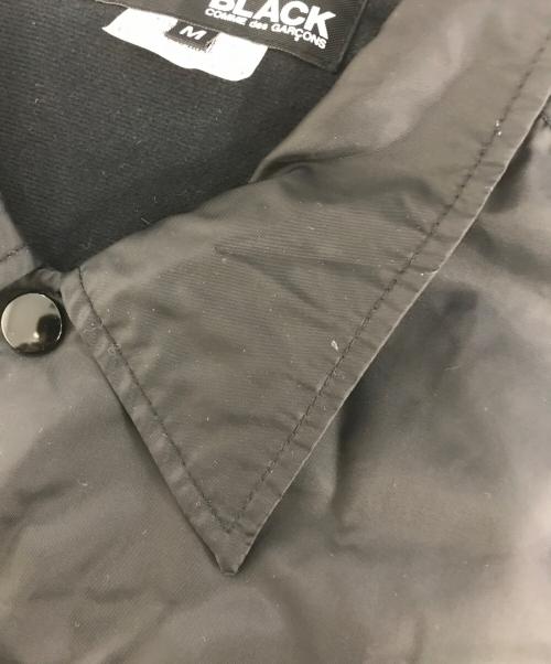 BLACK COMME des GARCONS（ブラックコムデギャルソン）BLACK COMME des GARCONS (ブラックコムデギャルソン) NYLON TAFFETA COACH JACKET ブラック サイズ:Mの古着・服飾アイテム