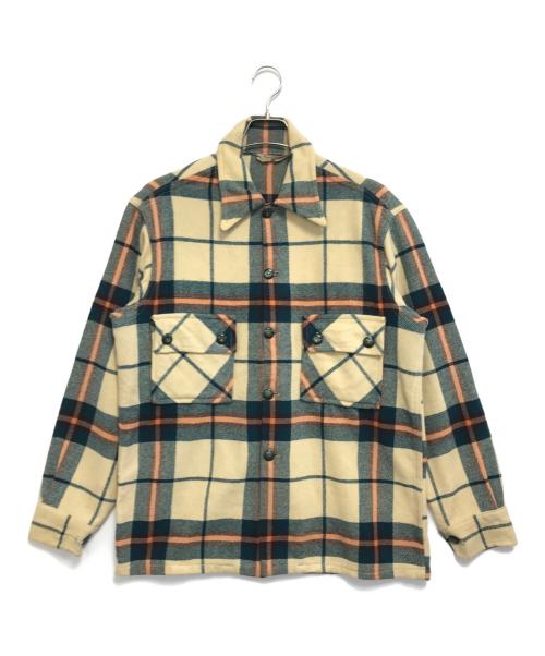 MONTMAC（MONTMAC）MONTMAC (MONTMAC) ネルシャツ ベージュ サイズ:表記なしの古着・服飾アイテム