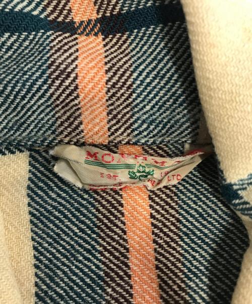 MONTMAC（MONTMAC）MONTMAC (MONTMAC) ネルシャツ ベージュ サイズ:表記なしの古着・服飾アイテム