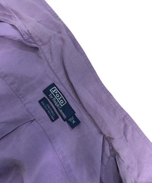 POLO RALPH LAUREN（ポロ・ラルフローレン）POLO RALPH LAUREN (ポロ・ラルフローレン) オープンカラーシャツ パープル サイズ:Mの古着・服飾アイテム