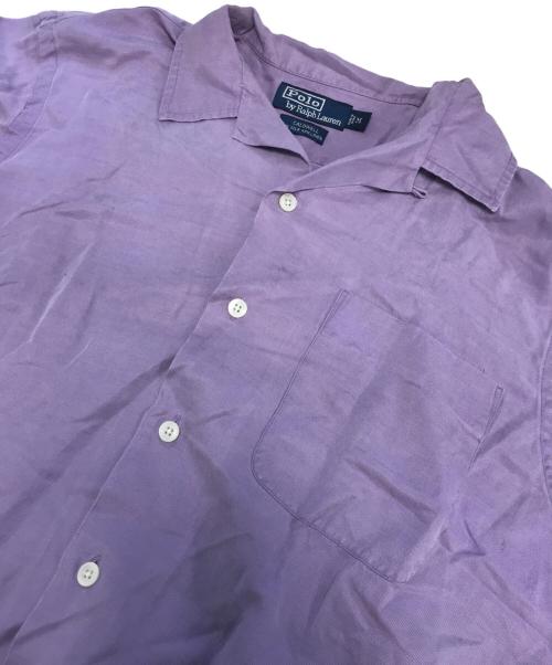 POLO RALPH LAUREN（ポロ・ラルフローレン）POLO RALPH LAUREN (ポロ・ラルフローレン) オープンカラーシャツ パープル サイズ:Mの古着・服飾アイテム